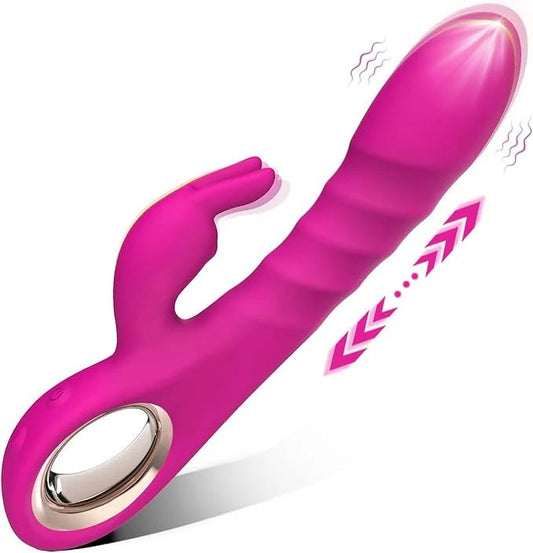 Thrusting Rabbit Vibrator Sex Toys for Women